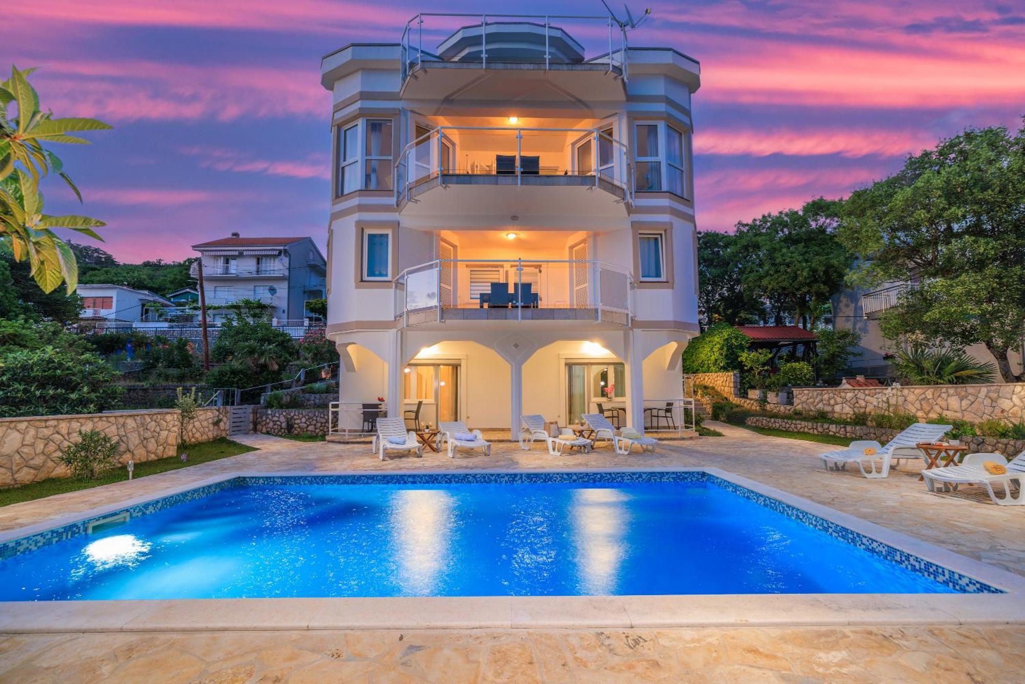 Bella Adria Apartmani Dramalj Exterior photo